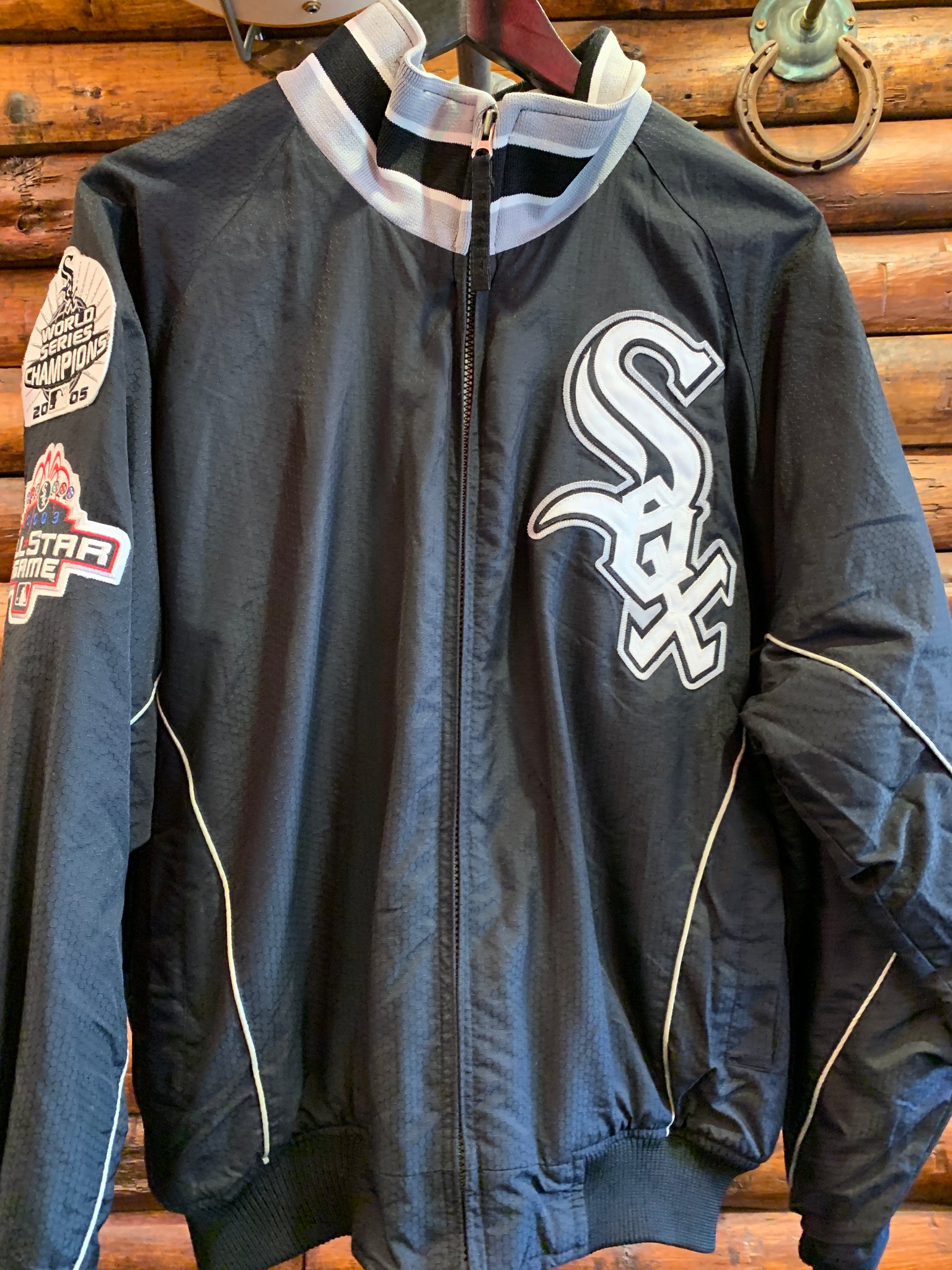 VINTAGE MAJESTIC AUTHENTIC COLLECTION CHICAGO WHITE SOX JACKET MEDIUM B42