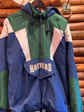Load image into Gallery viewer, Starter Milwaukee Brewers XL Vintage Puffer Jacket.
