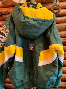 Starter Greenbay Packers Medium Vintage Stadium Puffer Jacket