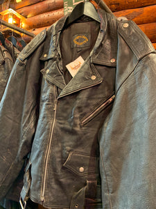 Vintage Biker Jacket 15, German Leathers L-XL