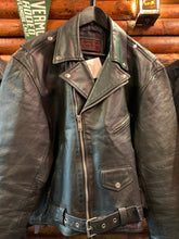 Load image into Gallery viewer, Vintage USA Leather World Biker Jacket 16, L-XL
