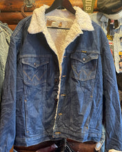 Load image into Gallery viewer, Vintage Sherpa Lined Wrangler 80s Denim, XL
