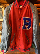 Load image into Gallery viewer, Vintage B Track Run Letterman Jacket, XL
