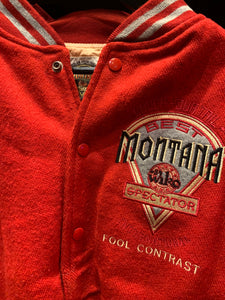 Vintage Montana Red Letterman, Medium