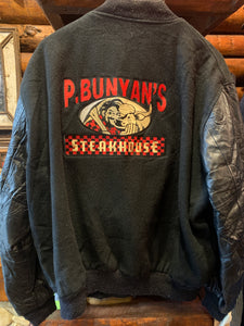 Vintage Paul Bunyan's Steakhouse Letterman Jacket, XL
