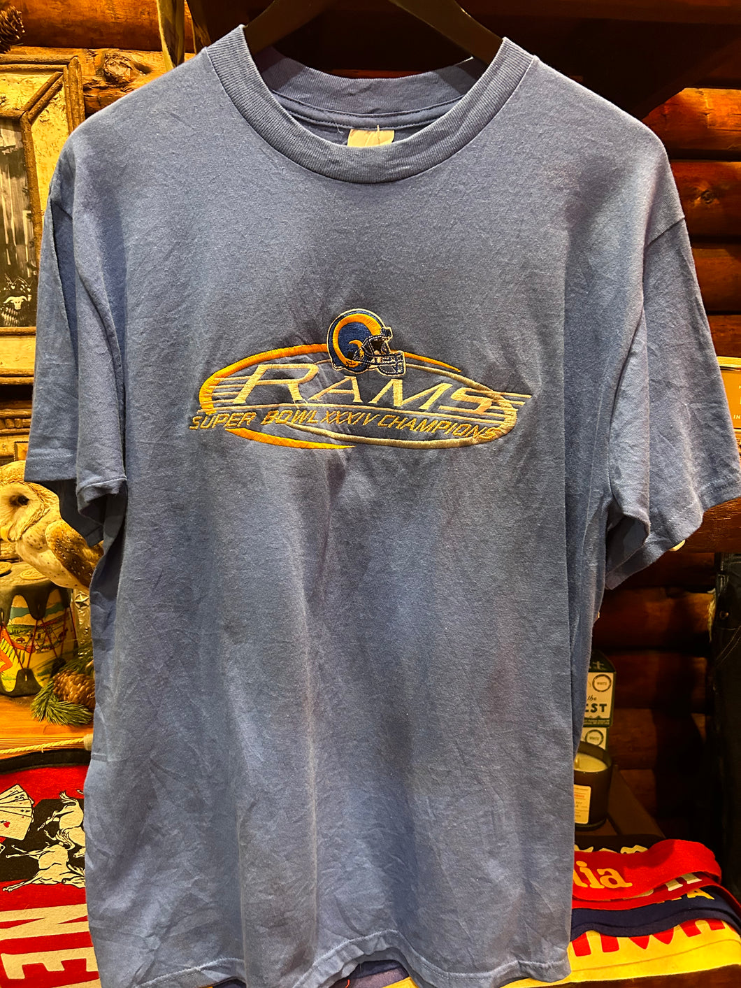 Vintage LA Rams Embroidered, Large