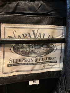 Vintage Biker Jacket Napa Valley, Medium