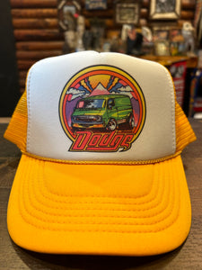 New Dodge Van Gold & White Hat
