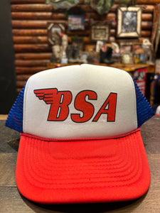 New BSA Logo R/W/Blue Hat