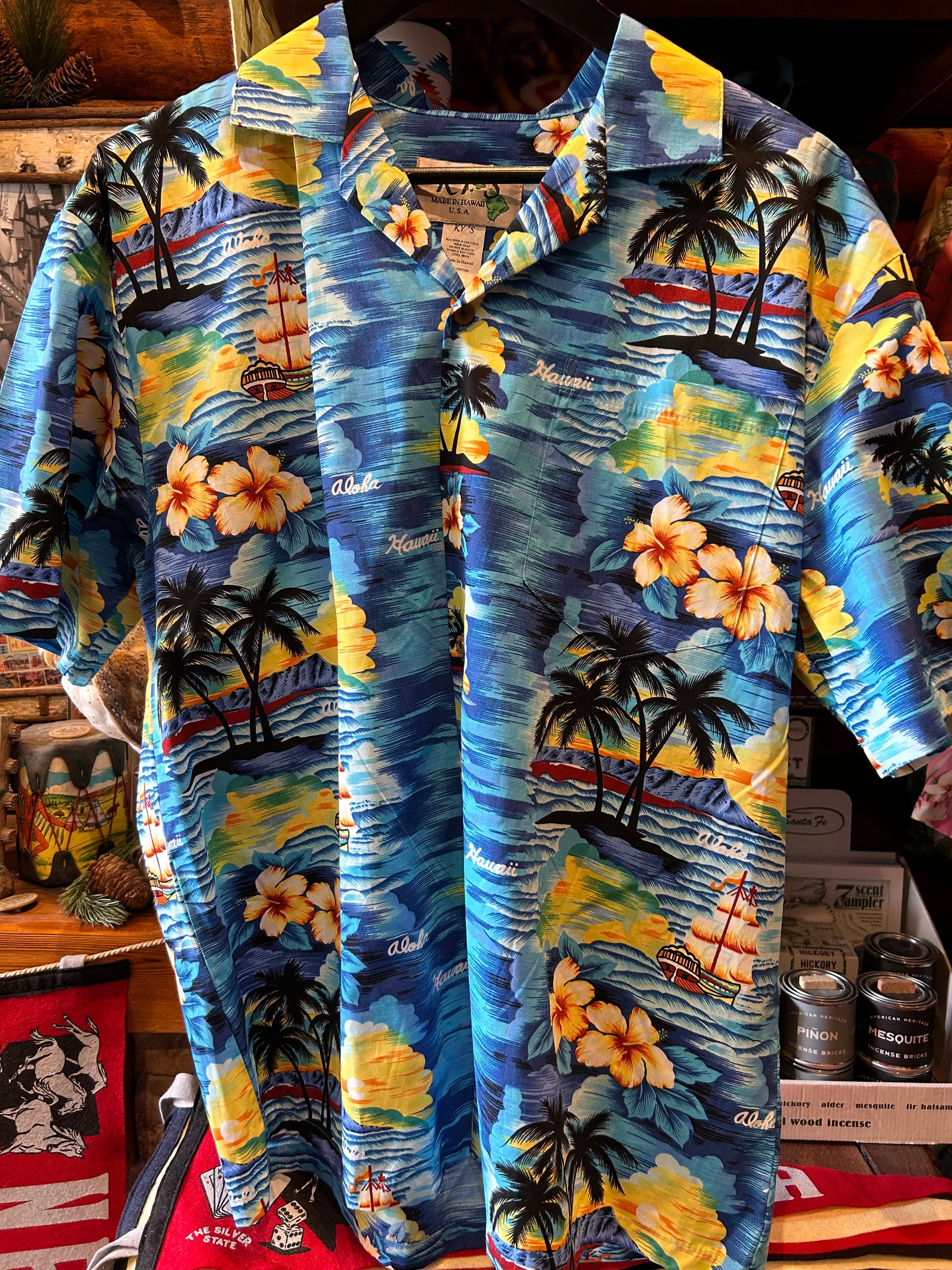 Pacific Legend Hibiscus Hawaiian Shirt - 100% Cotton Tropical Print Shirt, Purple 4XL