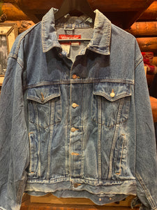 Vintage Wrangler Denim Trucker Jacket, Large