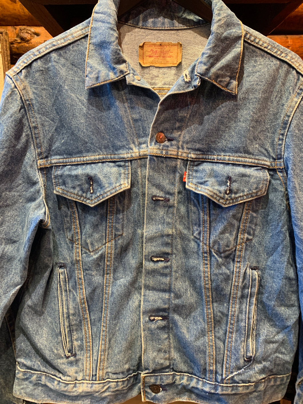 15. Vintage Levis Trucker Denim Jacket, Small