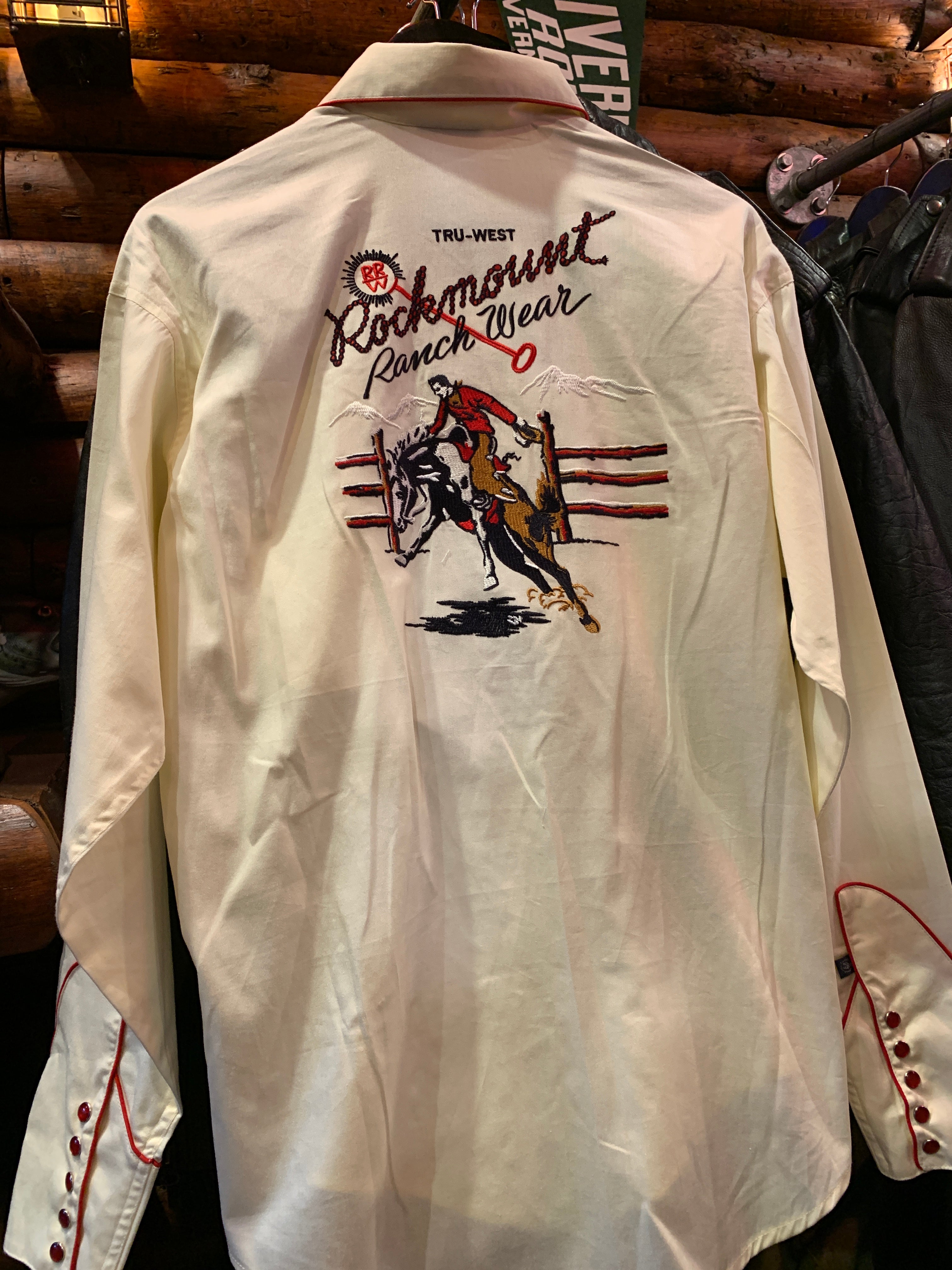 Rockmount Ranch Wear 刺繍ジャケット Mサイズ Vintage Inspired Western Jacket: Rockmount Men's Floral