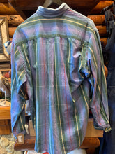 Load image into Gallery viewer, Vintage Nautica Chambray / Plaid Back, Medium
