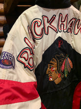 Load image into Gallery viewer, 13. Vintage Blackhawks Pro Player Jacket. Medium
