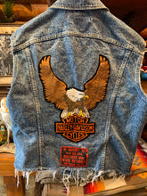 Load image into Gallery viewer, Vintage Harley Davidson, Lee Patched Vest, Medium
