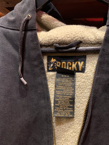 Vintage Rocky Duckcloth Sherpa Work Jacket,S - M