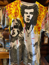 Load image into Gallery viewer, 18. Sid Vicious &amp; Nancy Repro Bootleg Car Lot Rock Tee, XS
