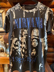 20. Nirvana Repro Bootleg Car Lot Rock Tee, XS