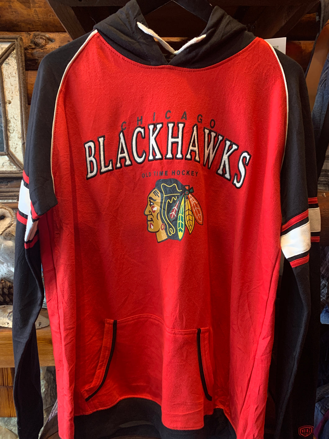 Vintage Chicago Blackhawks Ice Hockey Hoodie, XL-XXL