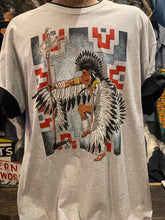 Load image into Gallery viewer, Vintage USA American Indian Tee W Roll Up Cuffs
