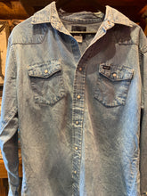 Load image into Gallery viewer, Vintage Wrangler Denim Shirt, Large
