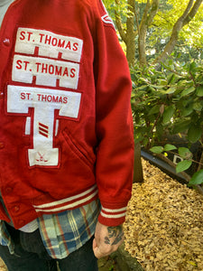 Vintage St. Thomas Texas College Jacket, Circa 2005-2007. XL. FREE POSTAGE