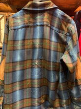 Load image into Gallery viewer, Vintage Ralph Lauren 50s Style Plaid Wool Jacket W Suede Elbow Patches. Medium
