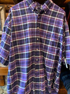 15. Vintage Ralph Lauren Purple/Black Short Sleeve, XXL