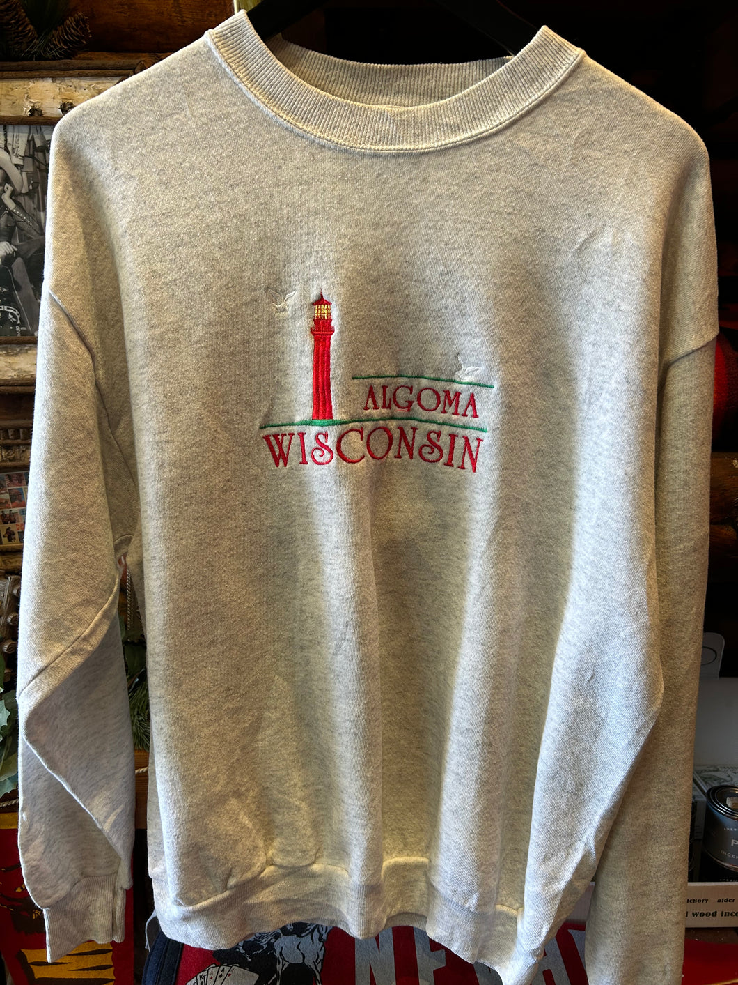 Vintage Wisconsin Sweater Lee, Large