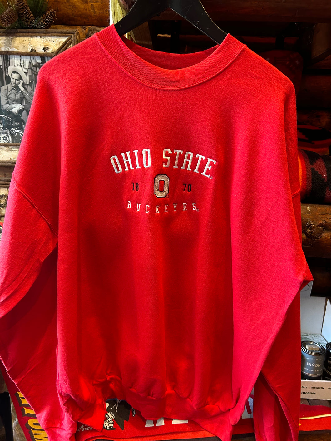 Vintage Ohio State 1870 Embroidered Sweater, XL