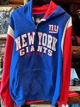 Load image into Gallery viewer, Vintage NY Giants Applique Zip Hoodie, Large
