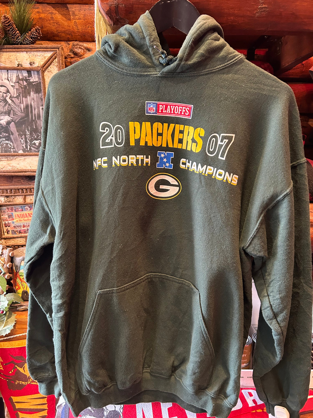 Vintage Green Bay Packers 2007 Champs, Large