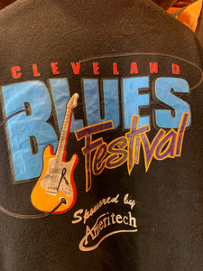 Vintage Cleveland Blues Festival Letterman Jacket, Large-XL. FREE POSTAGE