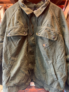 Vintage Carhartt Dark Green Quilt Lined Duckcloth Jacket, L-XL. FREE POSTAGE
