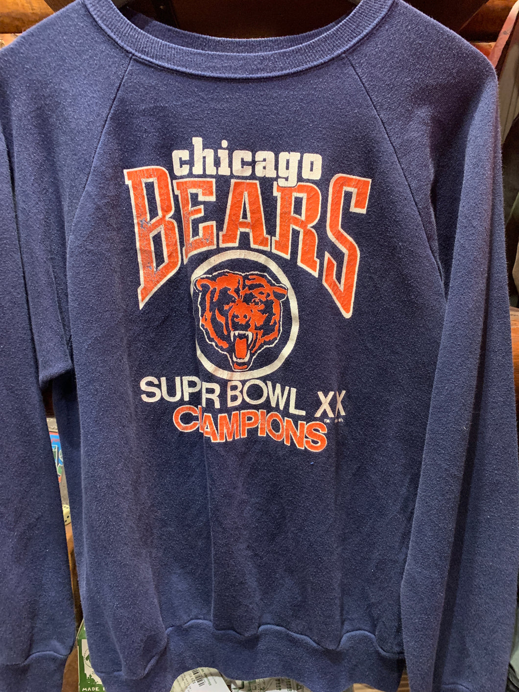 Vintage Chicago Bears Superbowl Sweater, Small - Medium