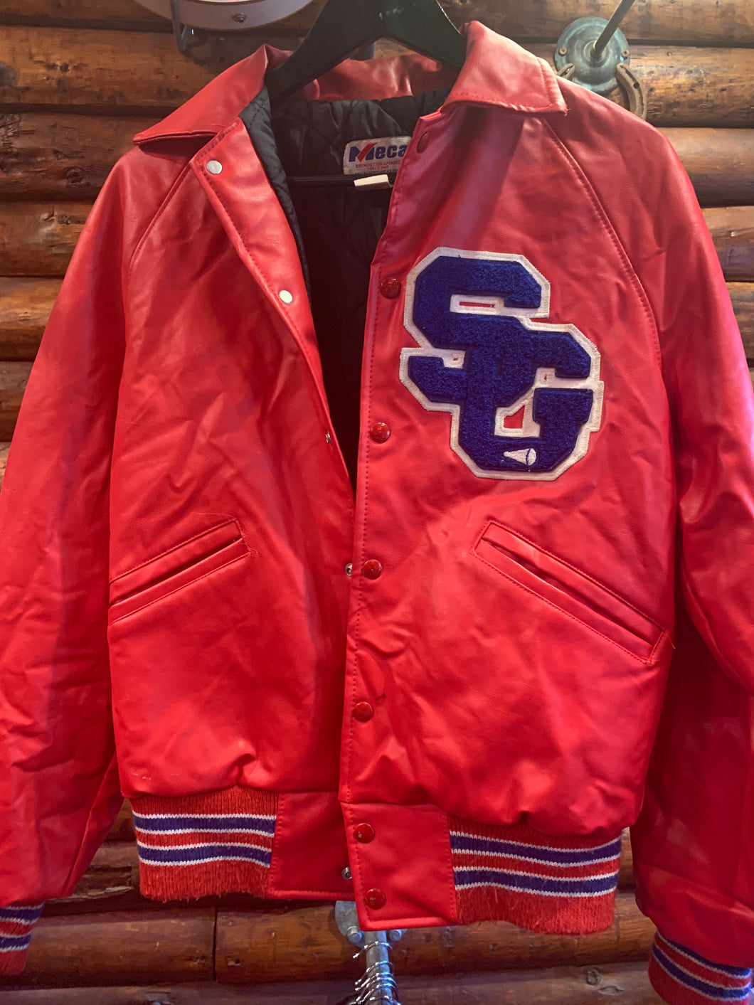 Vintage USA SG Cheerleader Letterman Jacket. Small. FREE POSTAGE