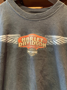 Vintage Harley Winged Heart Staten Island, Medium