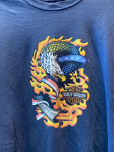 Load image into Gallery viewer, Vintage Harley Eagle Dragon Navy, XL
