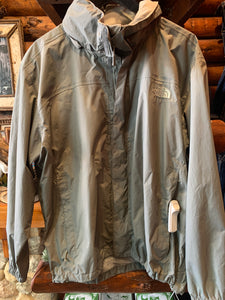 4. Vintage North Face Grey Rain Jacket, Large