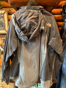 7. Vintage North Grey Two Tone Rain Jacket, XXL