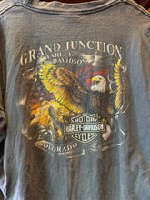 Load image into Gallery viewer, Vintage Harley Wolf Front Eagle Colorado Back, XL
