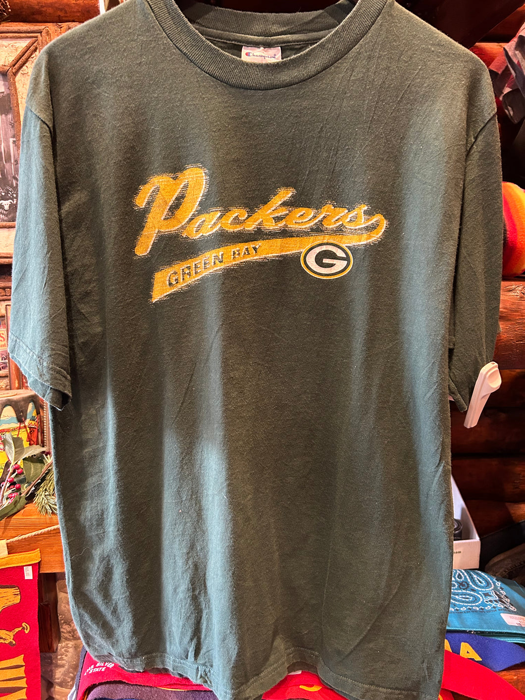 Vintage Green Bay Packers Champion Tee, XL