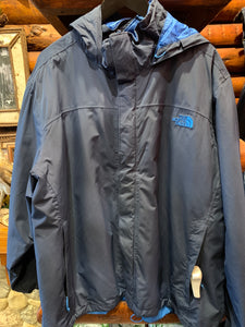 22. Vintage North Face Navy & Blue Rain Jacket, XXL