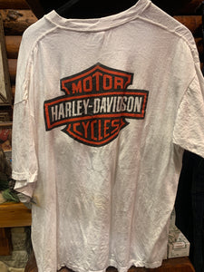 17. Vintage Harley Silverton White Tee, XL