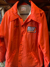 Load image into Gallery viewer, Vintage Oklahoma City Oil Drill Jacket Circa 70s-80s Sherpa Lined, XL
