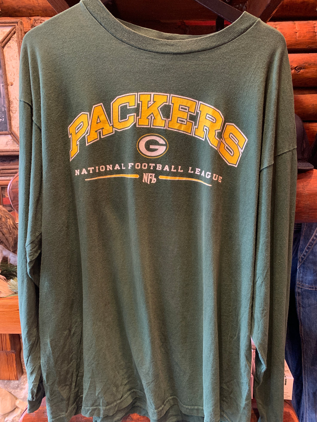 Vintage Greenbay Packers Long Sleeve, XL