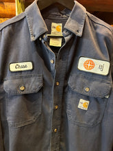 Load image into Gallery viewer, Vintage Carhartt Chase Navy Workshirt, Medium
