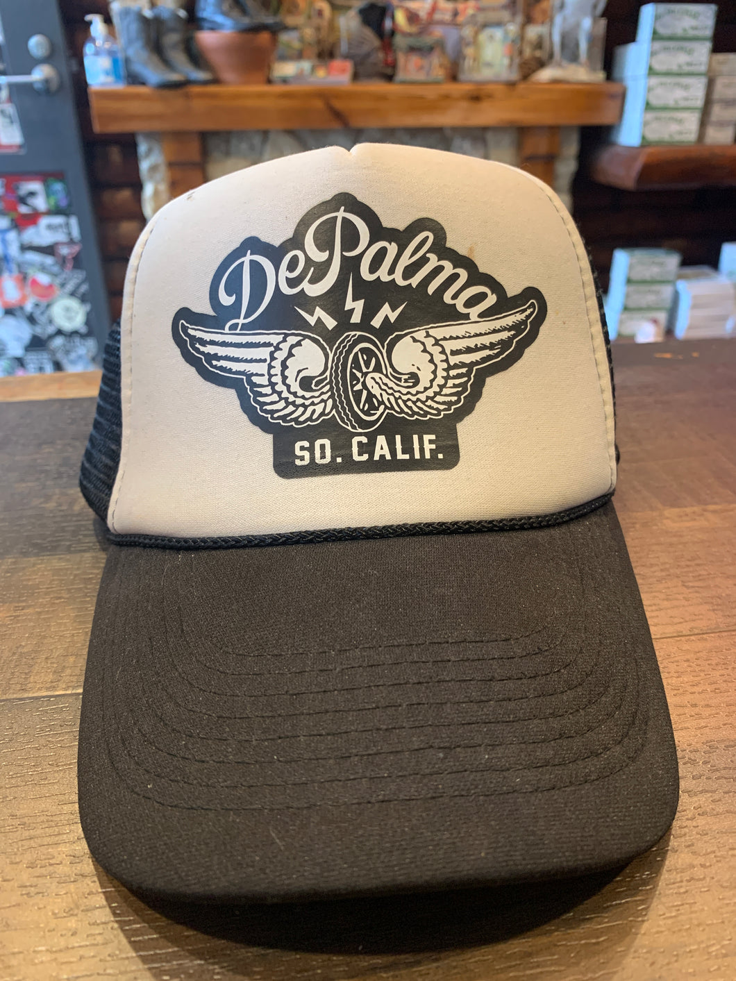 Vintage De Palma Garage trucker cap