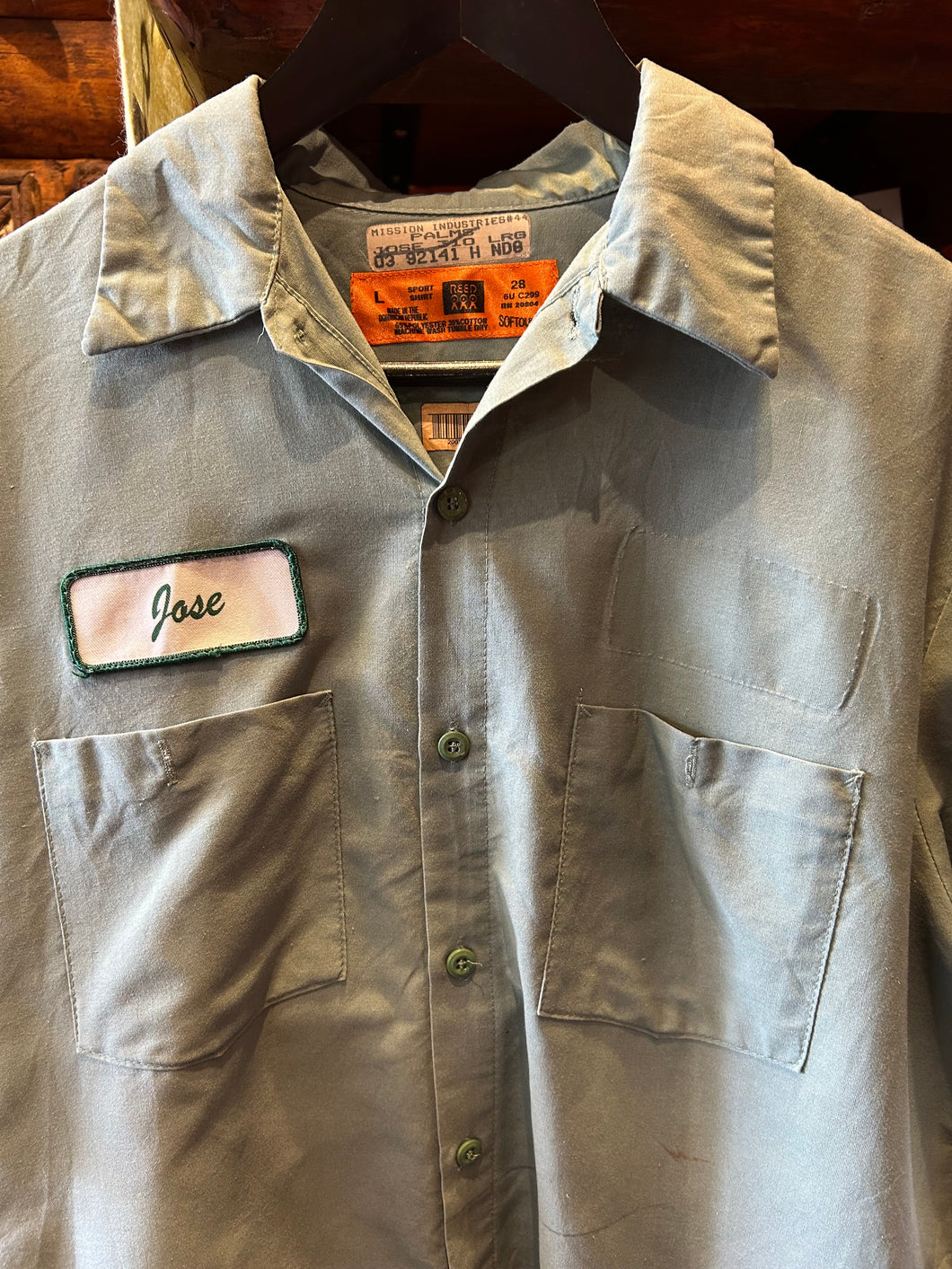 Vintage Jose Mechanic Shirt, Large